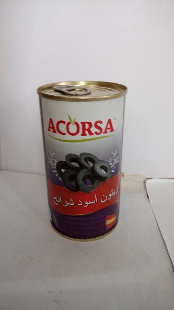 [29072] اكورسا زيتون اسود شرائح 350  غرام