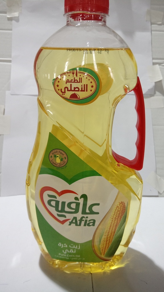 [37417] عافية زيت ذرة 1.5  لتر