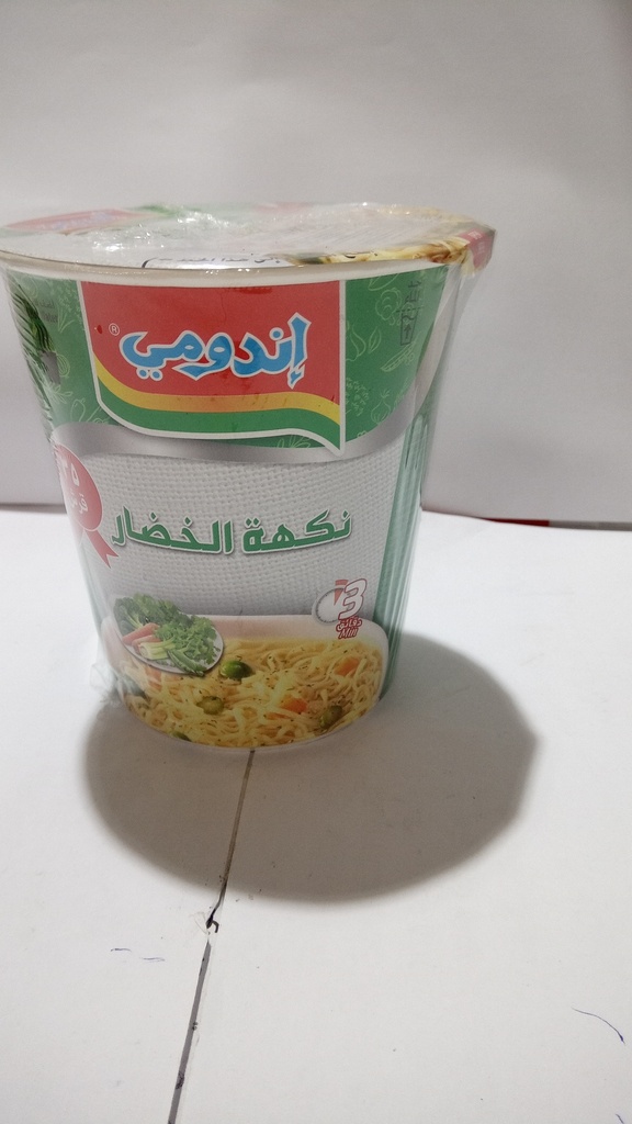 [601] اندومي بنكهة خضار كاسات 60غرام*24حبة
