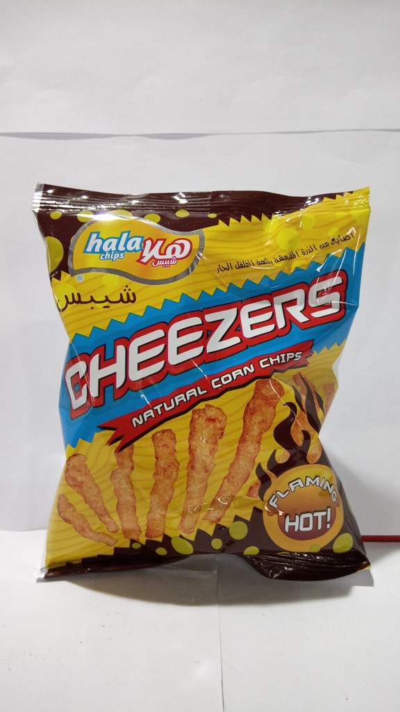 [9817] هلا شيبس تشيزر حار 25  غرام