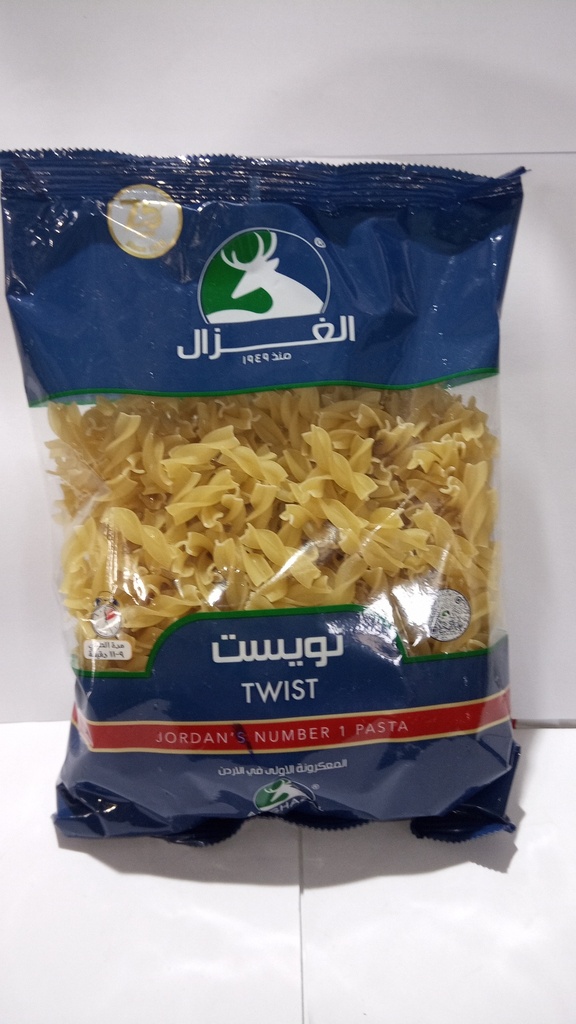[9861] الغزال معكرونة تويست حلزون 300  غرام