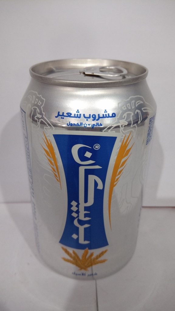 [15357] بربيكان شراب علب بالشعير 330  مل*24  حبة